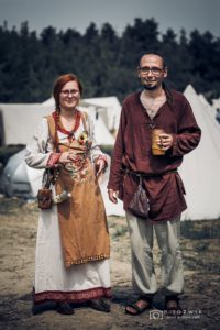 Rekonstruktorzy z czasów wczesnego średniowiecza