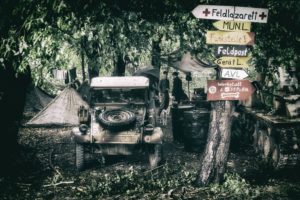 Diorama z czasów II wojny światowej